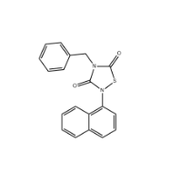 4-Benzyl-2-(naphthalen-1-yl)-[1,2,4]thiadiazolidine-3,5-dione