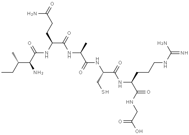 Glycine, L-isoleucyl-L-glutaminyl-L-alanyl-L-cysteinyl-L-arginyl-